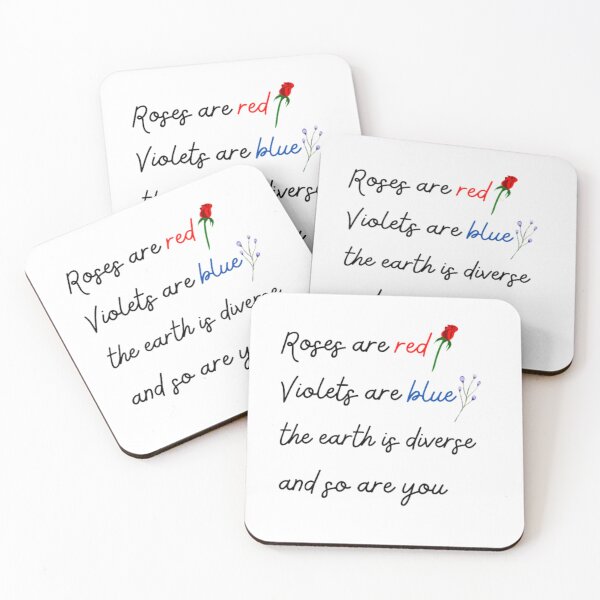 Item preview, Roses are red violets are blue the earth is diverse and so are you designed and sold by TeePassion.