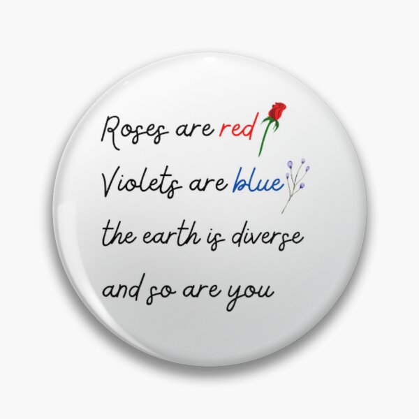 Item preview, Roses are red violets are blue the earth is diverse and so are you designed and sold by TeePassion.