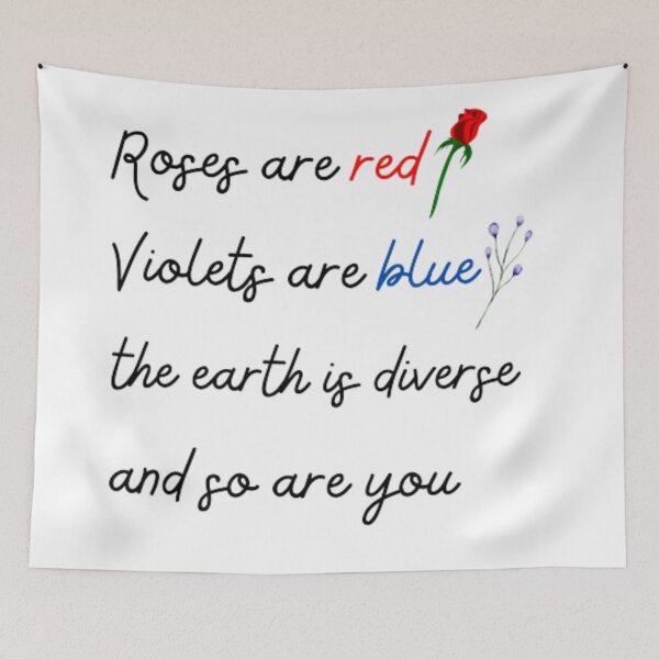 Item preview, Roses are red violets are blue the earth is diverse and so are you designed and sold by TeePassion.