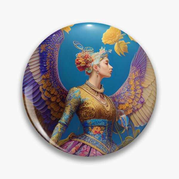 Item preview, Girls Fly with Golden Bird designed and sold by HenryMaster.