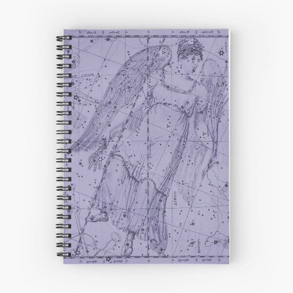 Item preview, Virgo Zodiac Constellation Star Map, Violet designed and sold by notsweettea.