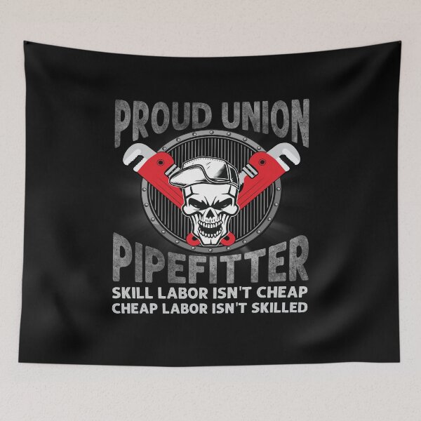 Item preview, Proud Union Pipefitter Funny Plumber designed and sold by Trendy Valley .