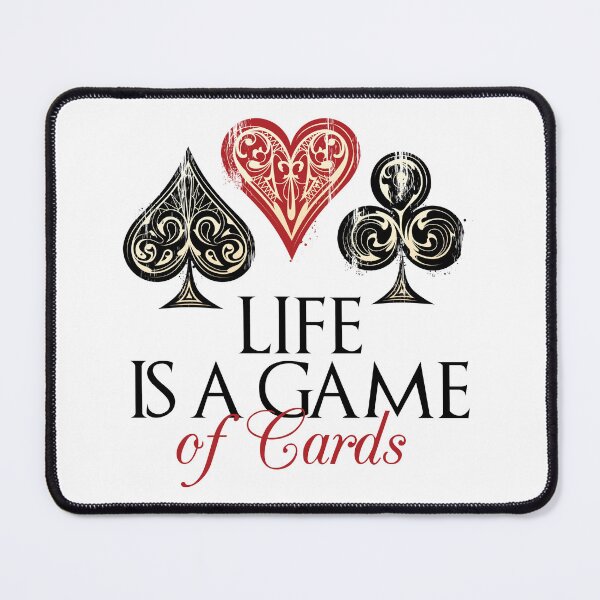 Item preview, Life is a Game of Cards designed and sold by CraftedWithLove.
