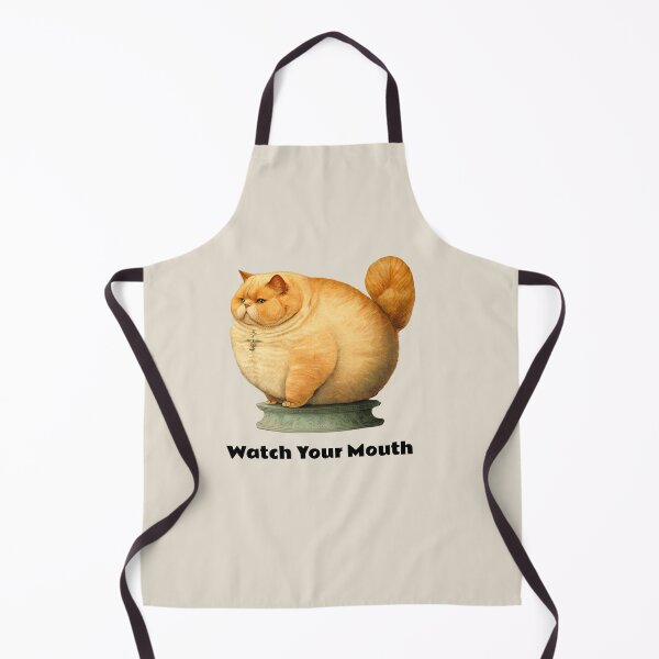 Artikelvorschau, Beobachten Sie, wie Your Mouth of Cute Fat Orange Cat auf einem Ausstellungsständer sitzt entworfen und verkauft von SlimAwayhaha.
