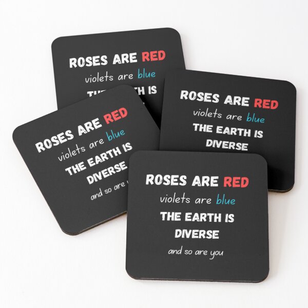Item preview, Roses are red violets are blue the earth is diverse and so are you designed and sold by TeePassion.