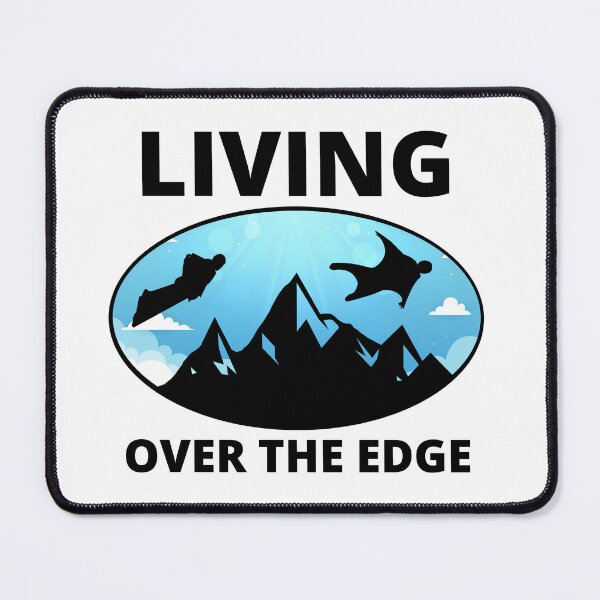 Item preview, Wingsuit flying Base Jumping Skydiving Mountains Peak designed and sold by TastefulTees.