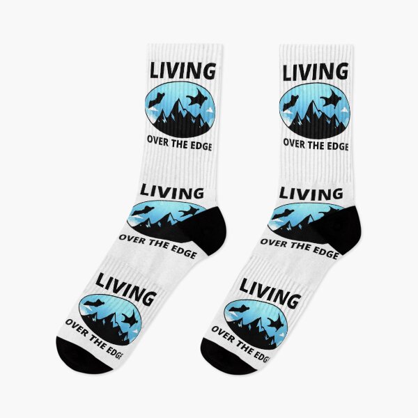 Item preview, Wingsuit flying Base Jumping Skydiving Mountains Peak designed and sold by TastefulTees.