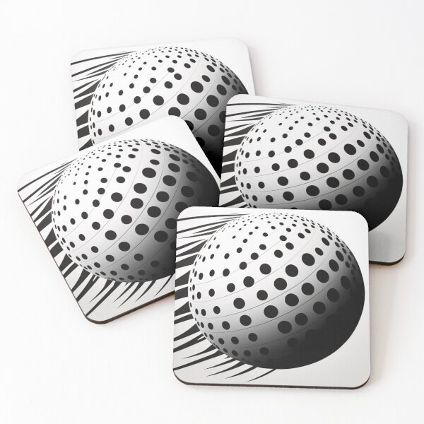Item preview, ball with black polka dots texture designed and sold by warzin.