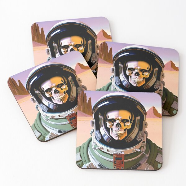 Item preview, Retro Horror Astronaut Skull 17 designed and sold by Benito Del Ray.