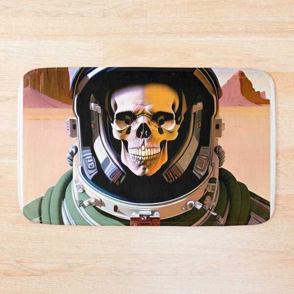 Item preview, Retro Horror Astronaut Skull 17 designed and sold by Benito Del Ray.