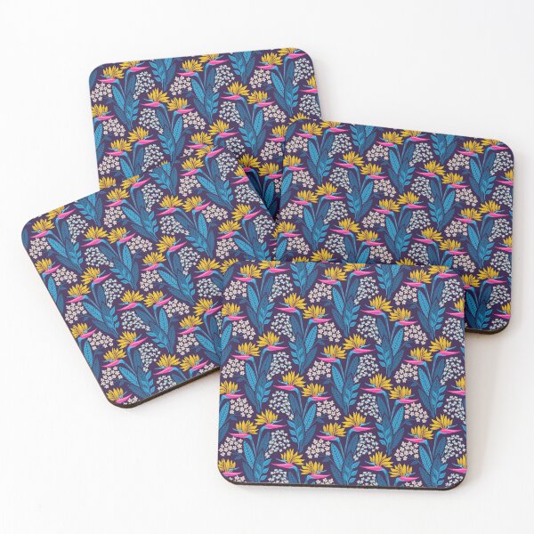 Item preview, 2303 - strelitzia / bird of paradise flowers pattern designed and sold by RouCouCou.