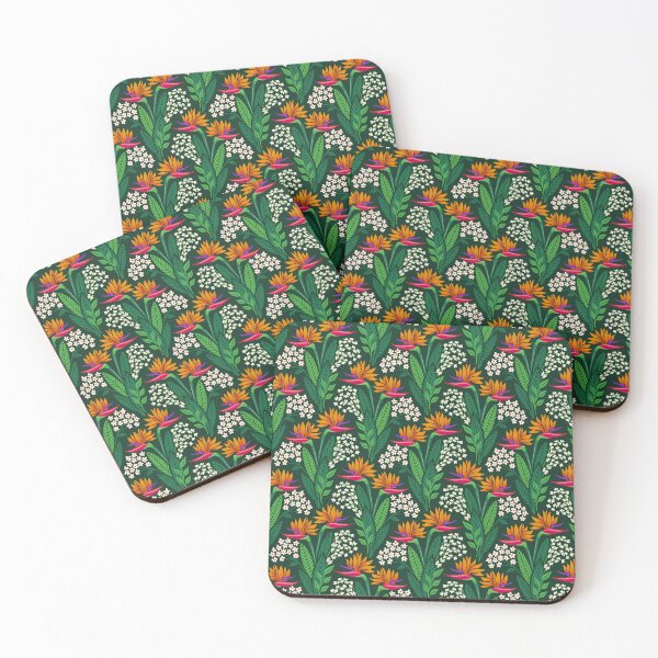 Item preview, 2305 - strelitzia / bird of paradise flowers pattern designed and sold by RouCouCou.