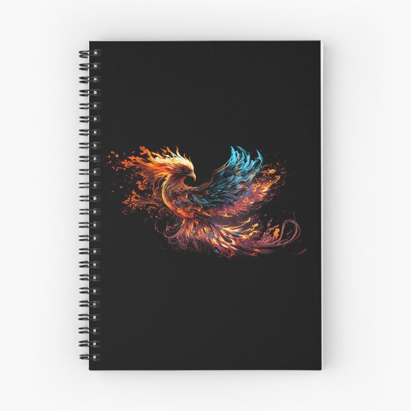 Item preview, Phoenix in flames paint digital art designed and sold by ARTISTRY  ATELIER.
