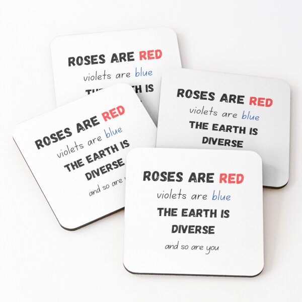 Item preview, Roses are red violets are blue the earth is diverse and so are you designed and sold by TeePassion.