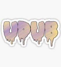 udub watercolor Sticker