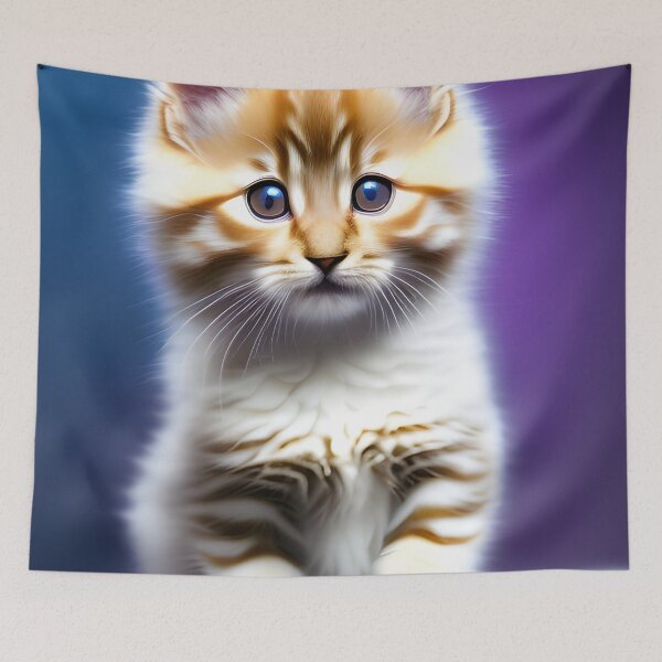 Aperçu de l'œuvre Chatons mignons inspirés de l'art fantastique numérique et ai créée et vendue par dykerphotoart.