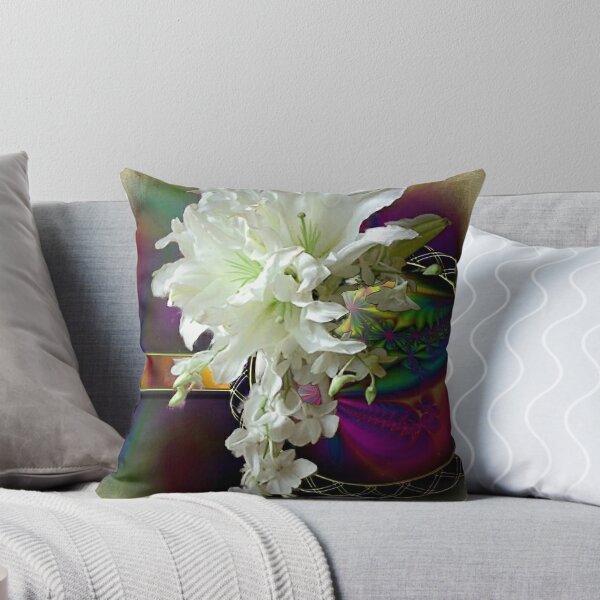 Item preview, White Satin Blossoms designed and sold by Ellen Cannon.