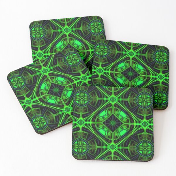 Item preview,  Green and black abstract design v2 designed and sold by warzin.