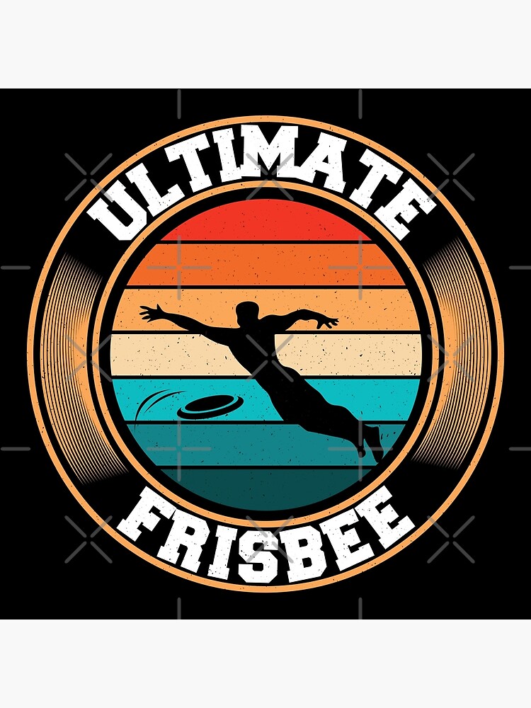 Ultimate Frisbee Silhouette V5 | Art Board Print