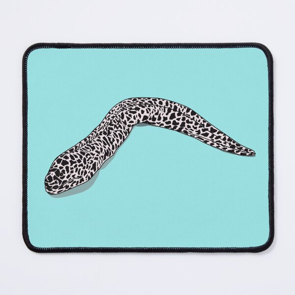 Item preview, Spotted moray eel cartoon illustration designed and sold by Misscartoon.