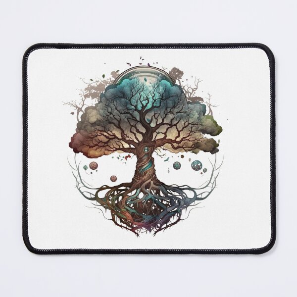 Item preview, Epic Legendary Viking Tree of Life, Norse fantasy Art, Yggdrasil, norse mythology designed and sold by IceBreakerStd.