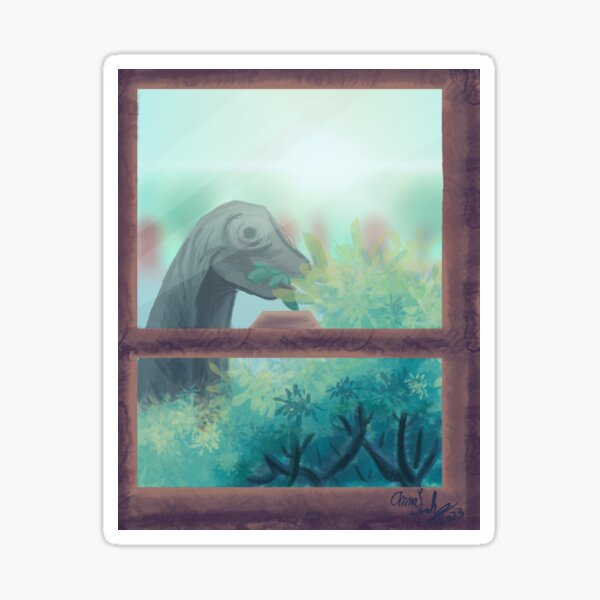 Item preview, Apatosaurus outside designed and sold by AnnaLiahsArt.