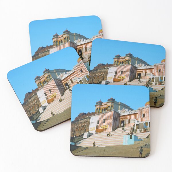 Item preview, 1980s - Boat View of the Ghats with a Blue Sky, Varanasi, Uttar Pradesh, India designed and sold by thatwaslife.
