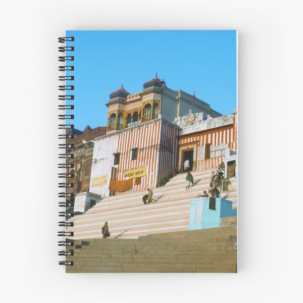 Item preview, 1980s - Boat View of the Ghats with a Blue Sky, Varanasi, Uttar Pradesh, India designed and sold by thatwaslife.