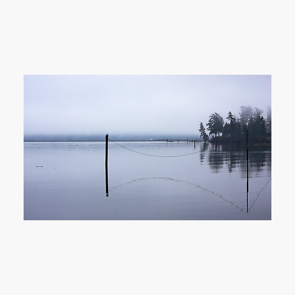 Sooke In Fog Photographic Print