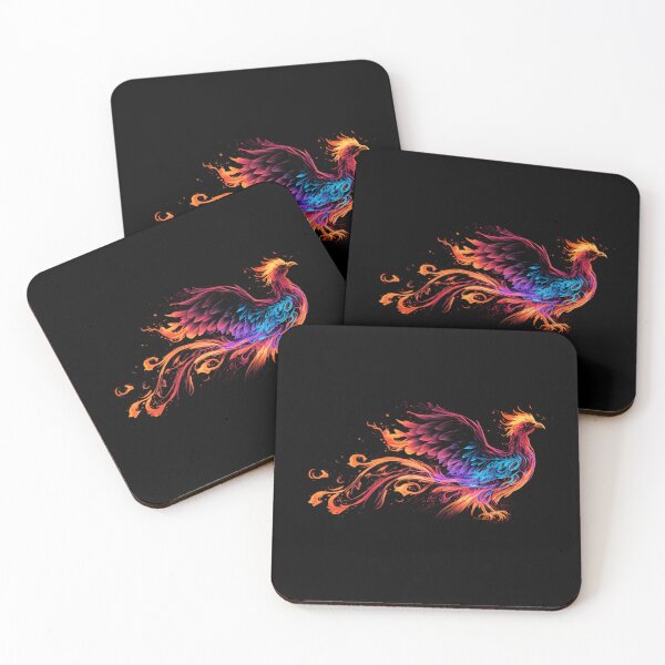 Item preview, Phoenix in flames paint digital art designed and sold by ARTISTRY  ATELIER.