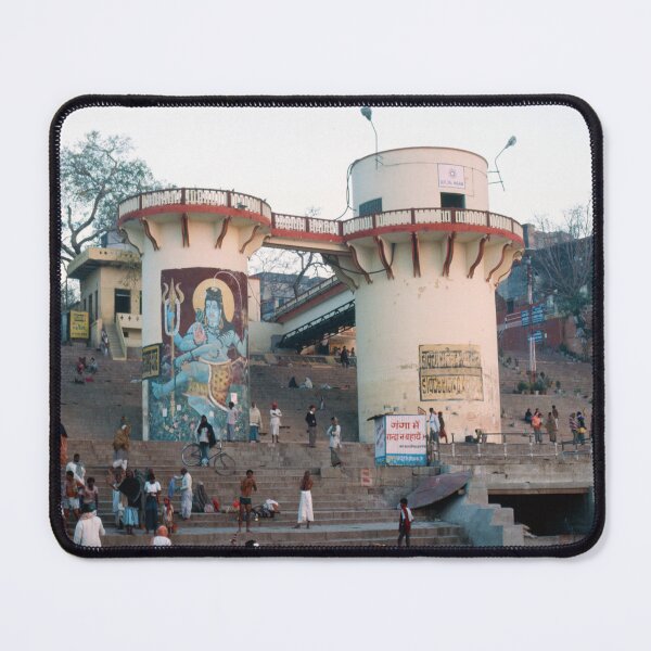 Item preview, 1980s - Water Tower with Shiva, Varanasi, Uttar Pradesh, India designed and sold by thatwaslife.
