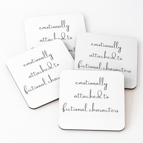 Item preview, Emotionally Attached to Fictional Characters designed and sold by DreamBigShirts.