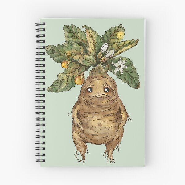 Item preview, Cute mandrake with kawaii eyes designed and sold by Bonitabon.