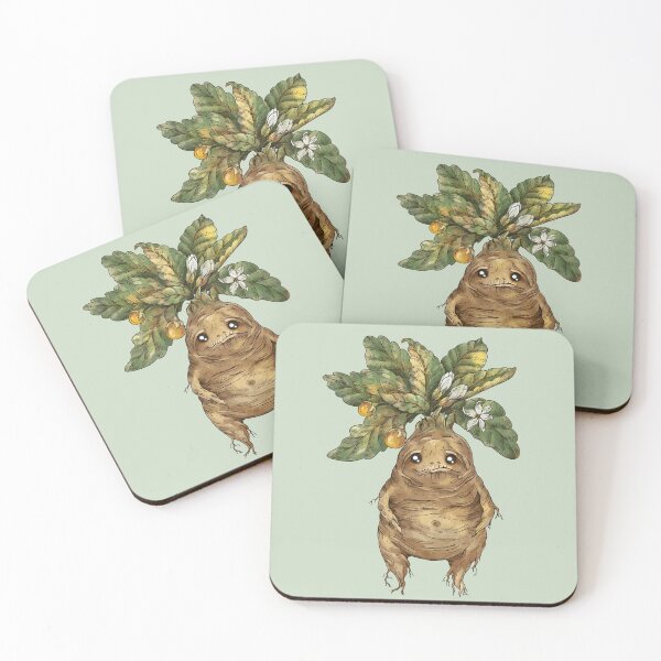 Item preview, Cute mandrake with kawaii eyes designed and sold by Bonitabon.