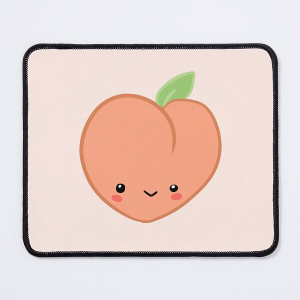 Item preview, Kawaii peach illustration designed and sold by Yarafantasyart.