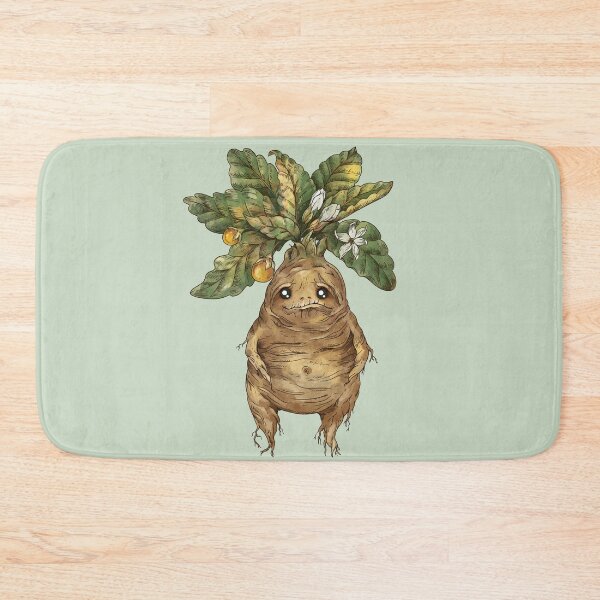 Item preview, Cute mandrake with kawaii eyes designed and sold by Bonitabon.