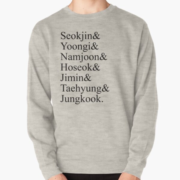bts red sweatshirt