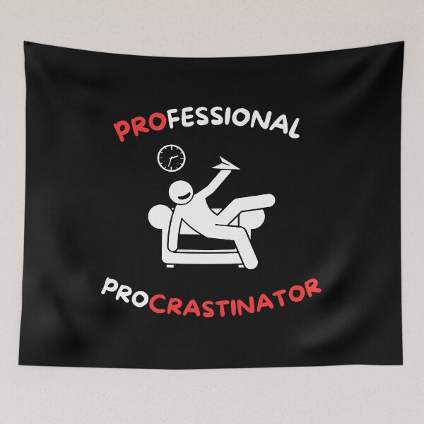 Item preview, Professional Procrastinator Design designed and sold by SimpliText.