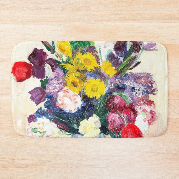 Item preview, Vintage 1900s Flower Artwork titled 'Blumenstrauss' by Joss Goossens. designed and sold by VintageArtRepro.