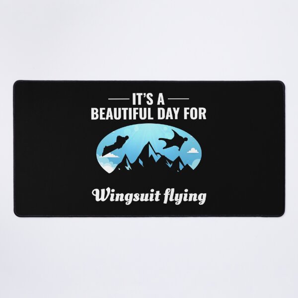 Item preview, Wingsuit flying Base Jumping Skydiving Mountains Peak designed and sold by TastefulTees.