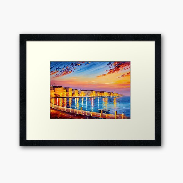 Item preview, Malta Mediterranean Coastline Abstract Modern Wall Art Printable Poster Canvas Print Poster Classic Decor Watercolour Acrylic Painting designed and sold by William A. McCarthy.