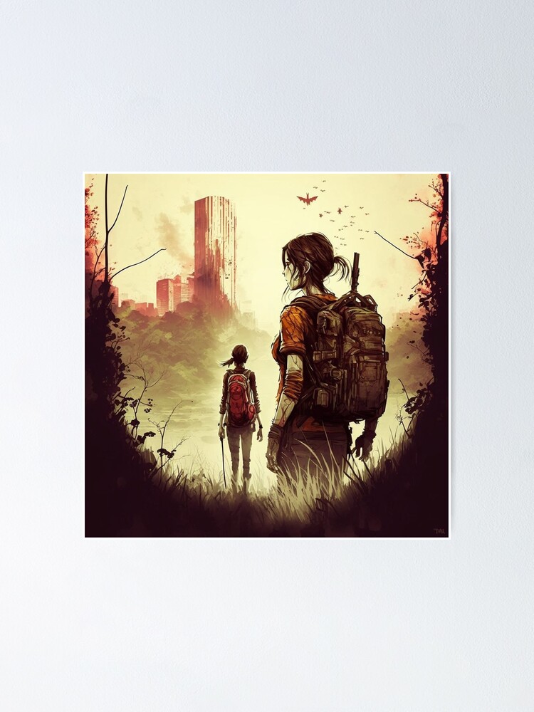 Custom Canvas Art The Last Of Us Poster Last Of Us Wallpaper Ellie