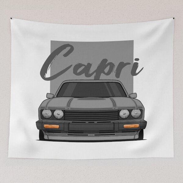 Item preview, Front Grey Capri MK3 Classic designed and sold by goldentuners.