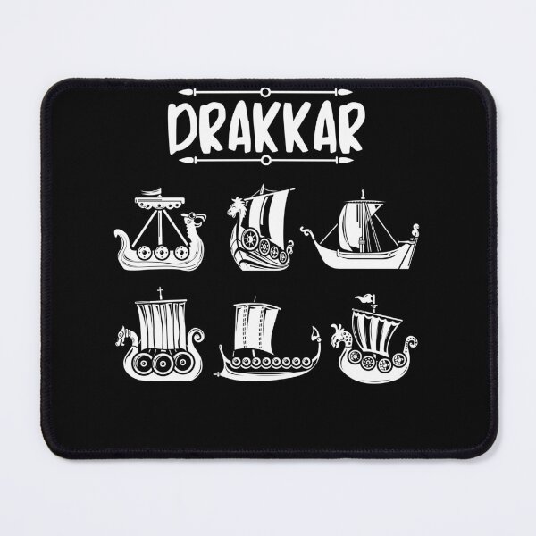 Item preview, Viking Drakkar Longship Designe designed and sold by NordicQuotes.