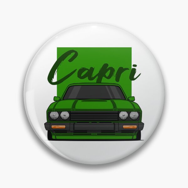 Item preview, Front Green Capri MK3 Classic designed and sold by goldentuners.