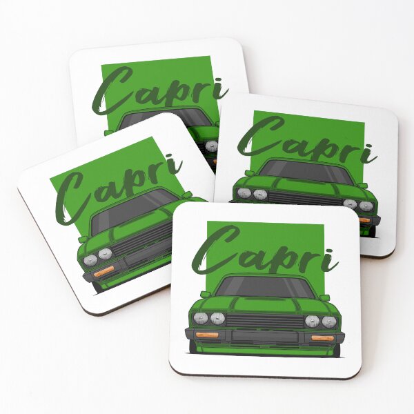 Item preview, Front Green Capri MK3 Classic designed and sold by goldentuners.