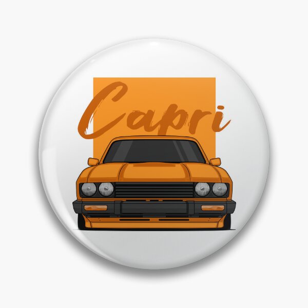 Item preview, Front Orange Capri MK3 Classic designed and sold by goldentuners.