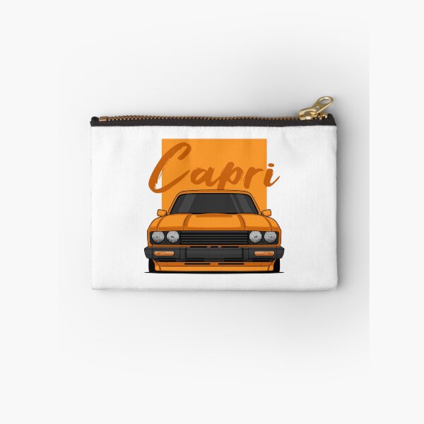Artikelvorschau, Front Orange Capri MK3 Classic entworfen und verkauft von goldentuners.