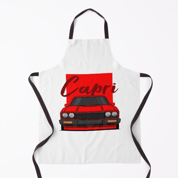 Item preview, Front Red Capri MK3 Classic designed and sold by goldentuners.