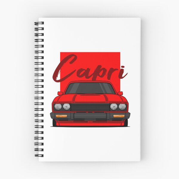 Item preview, Front Red Capri MK3 Classic designed and sold by goldentuners.